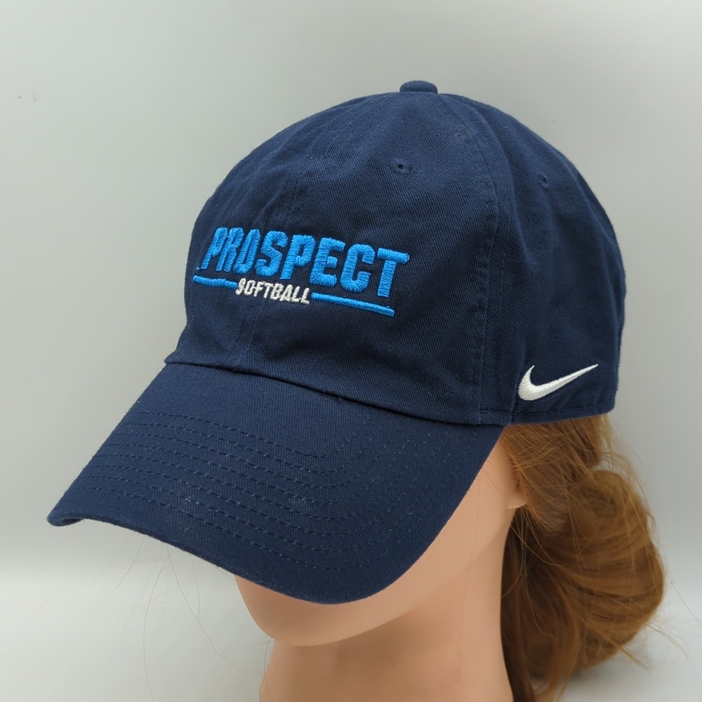 Prospect Softball Nike Heritage86 1Size Hat Cap Navy Blue OSFM Adjustable